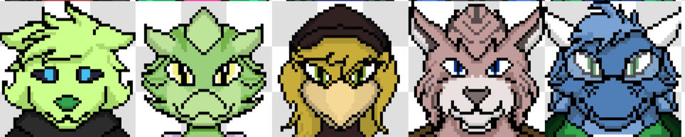 Character Icons made for the game &quot;Kingsway&quot;